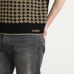 Ma quad zip polo Amiri, черный - фото 5