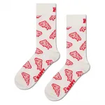 Носки Happy Pizza crew, белый - фото