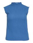 Топ VILA VIDelia, лазурный - фото