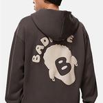 Толстовка Badfive унисекс коричневая Lining, коричневый - фото 4