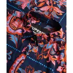 Платье Superdry Printed long, синий - фото 4