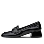 Кроссовки triangle logo patent leather shoes 'black' Prada, черный - фото