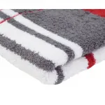 Полотенца Berlinские полоски Gözze, антрацит/бордовый - фото 5