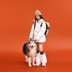 Пуховик унисекс белый Skechers, белый+Сумка для покупок в комплекте - фото 9