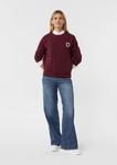 Толстовка comma casual identity, Bordeaux - фото 4