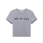 Футболка женская KIRSH, серый - фото