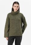 Джемпер Vero Moda VMINGRID ROLL NECK BOO, Grape Leaf/Mottled Dark Green - фото 4