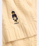 Шарф шерстяной Polo Ralph Lauren, бежевый - фото 3