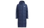 Пуховик Adidas 3St Long Coat, синий - фото