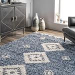 Ковер nuLOOM, 92 x 153 см, Transitional Regina Shag, Blue - фото 8