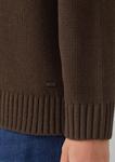 Свитер QS, темно-коричневый - фото 5
