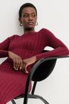 Свитер и юбка Answear.Lab, бордовый - фото 5