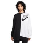 Футболка с длинным рукавом Nike Sportswear FT Oos Crew DNC, черный - фото