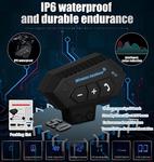 Шлем мотоциклетный Gyufmgs Bluetooth Full Face, черный - фото 5