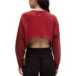 Френч терри свитшот женский Lululemon, красный - фото 4