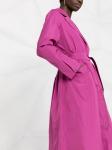 Тренч с поясом Herno, розовый - фото 5