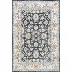 Ковер Breigh Medallion Bordered Area Rug nuLOOM, 81x244 см, синий - фото 2