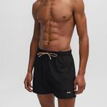 Плавательные шорты с логотипом HUGO BOSS, черные - фото 3