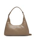 Сумка Calvin Klein Emblem Aop Conv Shoulder Bag LV04F3298G Beige - фото