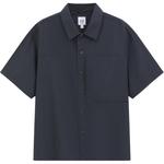 Мужская рубашка GAP, серый черный - фото