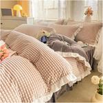 ADovz Утепленное одеяло с пододеяльником из кораллового бархата - фото 8