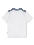 Рубашка поло с вышитым логотипом BOSS Kidswear, белый - фото 2