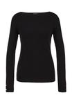 Топ WE Fashion Long sleeved top, Black - фото 5