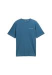 Футболка TOM TAILOR Print T-shirt, Real Teal Blue/Blue - фото 5