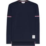 Футболка RWB Stripe Crewneck THOM BROWNE, синий - фото 3