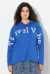 Худи Ulla Popken Hoodie, Ink Blue/Blue - фото