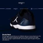 Мужские кроссовки для дома HUNDRED Infinity Pro, темно-синие/белые, EU44 - фото 5