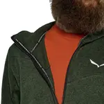 Флис Salewa Puez Rocca Polarlite full zip, зеленый - фото 6
