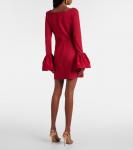 Мини-платье Hawthorne с оборками Staud, Rouge - фото 3