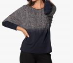 Топ New Mood с черным шевронным принтом Stella Carakasi - фото 2