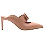 Закрытые тапочки 7см Women's Nude Ferragamo, Nude - фото 2