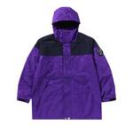 Пальто BAPE Solid Camo Jacquard Long Coat, Purple - фото