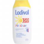 Детский солнцезащитный крем SPF 50+ Ladival, 200 ml - фото