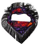 Шелковый шарф Versace Jeans Couture, мультиколор - фото