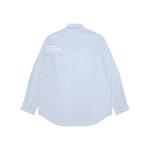 Полосатая рубашка A Bathing APE Aape, синий - фото 5