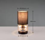 Настольная лампа Trio Elio, черный матовый - фото 4