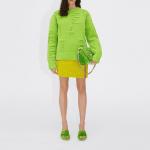 Свитер женский Bottega Veneta, зеленый - фото 3