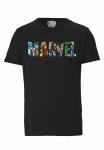 Футболка с принтом MARVEL COMIC COLOUR LOGO LOGOSHIRT, черный - фото 5