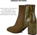 Женские ботильоны и сапожки Journee Collection Sarah, Olive - фото 3