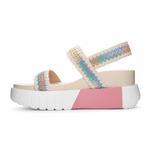 Женские босоножки Egan Wedge Sandals в розовом цвете Multi CHINESE LAUNDRY - фото 3