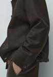 Куртка Massimo Dutti TOTAL LOOK, Dark Brown - фото 4