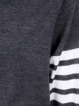 Кардиган в полоску Thom Browne, серый - фото 3