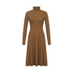 Платье Deep Breath с низом юбкой, черный - фото 5