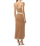 Платье-миди Clara Knit в коричневом цвете lalavon - фото 2