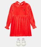 Платье из бархата Мышь The Animals Observatory, Red_Logo - фото 2