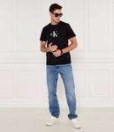 Футболка с потертостями Regular fit Calvin Klein Jeans, черный - фото 2